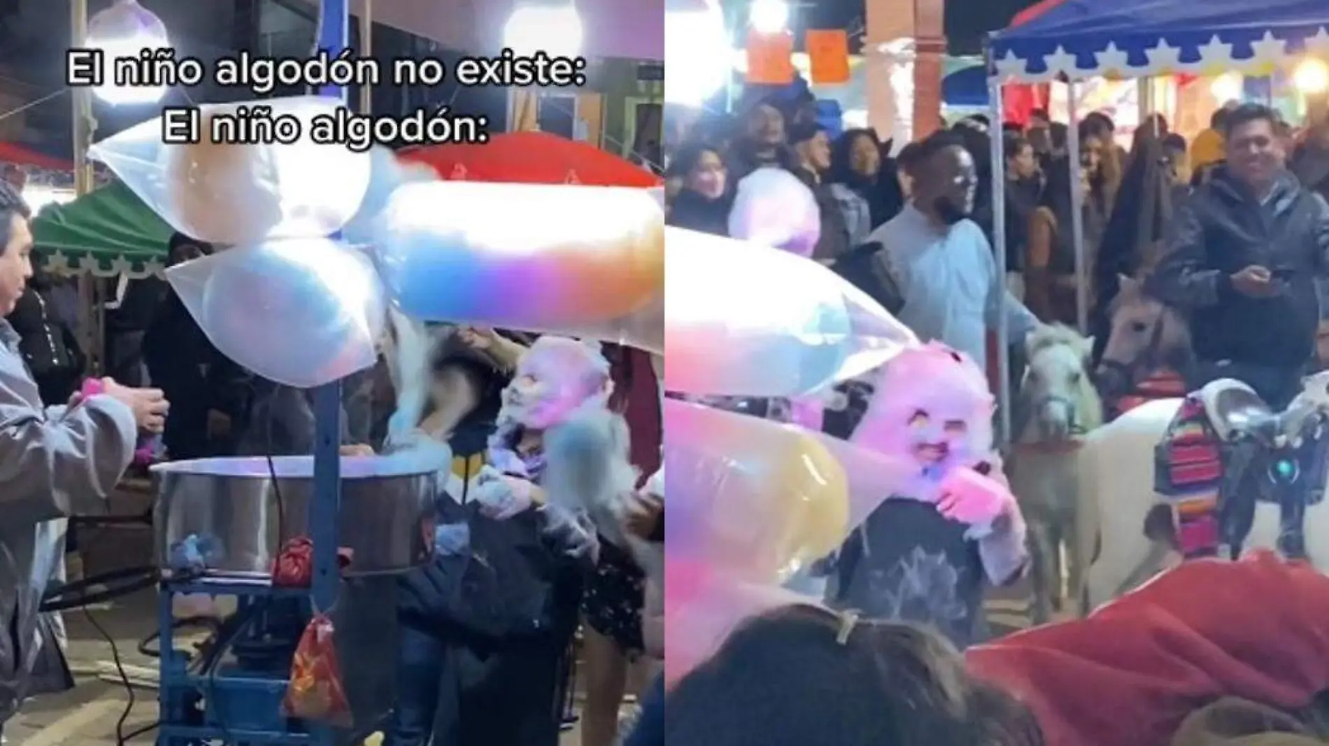 niño algodon sorprende en feria de mexico